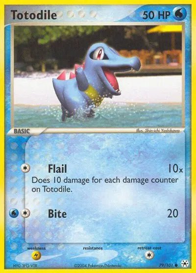 Totodile EX Hidden Legends Common • 79 Normal by Marnie’s TCG on MYNTED
