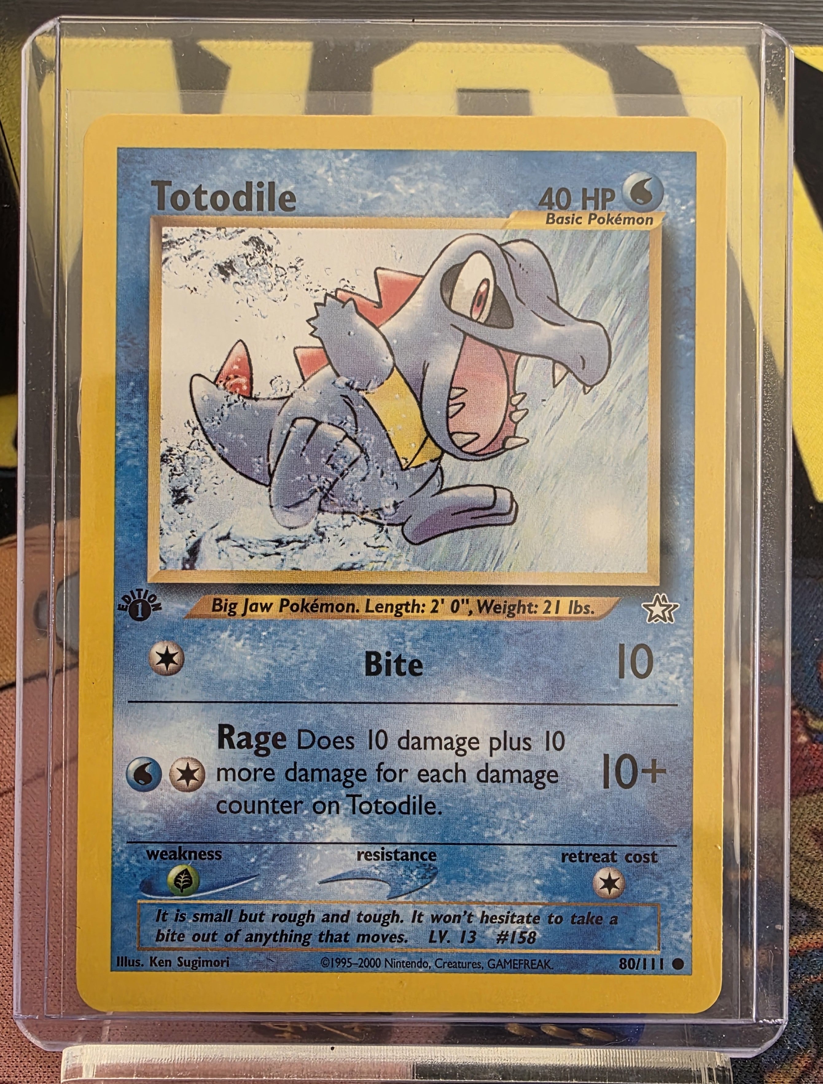 Totodile (1st Edition) 80/111 - Neo Genesis