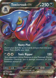 Toxicroak ex - 131/198 SV01: Scarlet & Violet Base Set (SVI) by SAFAQATI on MYNTED