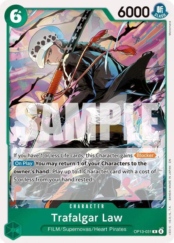 Trafalgar Law Carrying On His Will R OP13 - 031 by Schmutzfink TCG on MYNTED