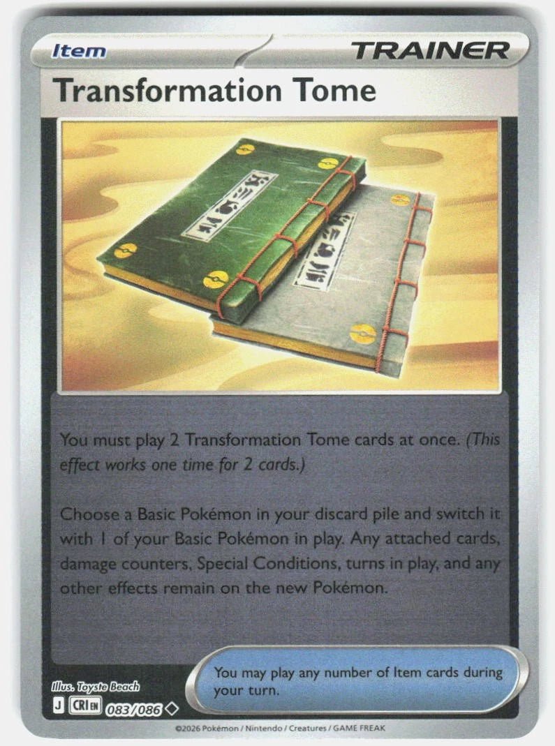 Transformation Tome - 083/086 (Reverse Holo) - Chaos Rising (CRI) ME04 by SAFAQATI on MYNTED