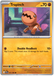 Trapinch 051/094 Common | Mega Evolution – Phantasmal Flames by Worth the XP on MYNTED