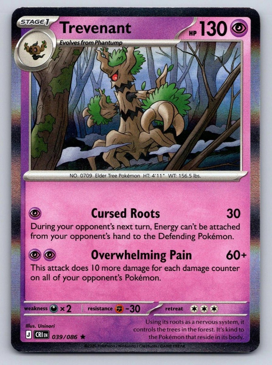 Trevenant - 039/086 (Holo) - Chaos Rising (CRI) ME04 by SAFAQATI on MYNTED