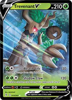 Trevenant V Evolving Skies 013/203 by ISB Collector on MYNTED