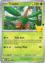 Tropius 005/128 (30th Celebration) by PokeeMom on MYNTED