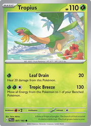 Tropius 007/193 Reverse Holo · Paldea Evolved (PAL) by PokeMarsi on MYNTED