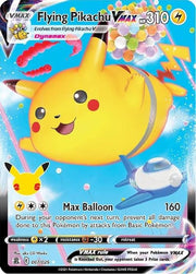 25th anniversary celebrations flying pikachu vmax 007/025