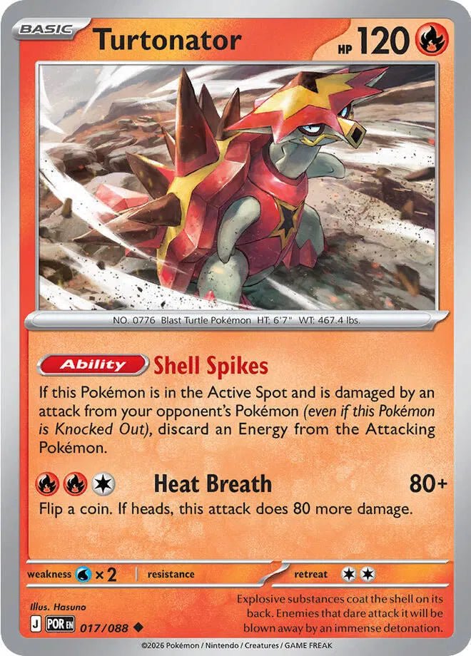 Turtonator Perfect Order Uncommon • 017/088 Normal by Pokezero on MYNTED
