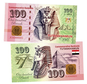 Tutankhamun 100 Pounds UNCB banknote by UNCB on MYNTED