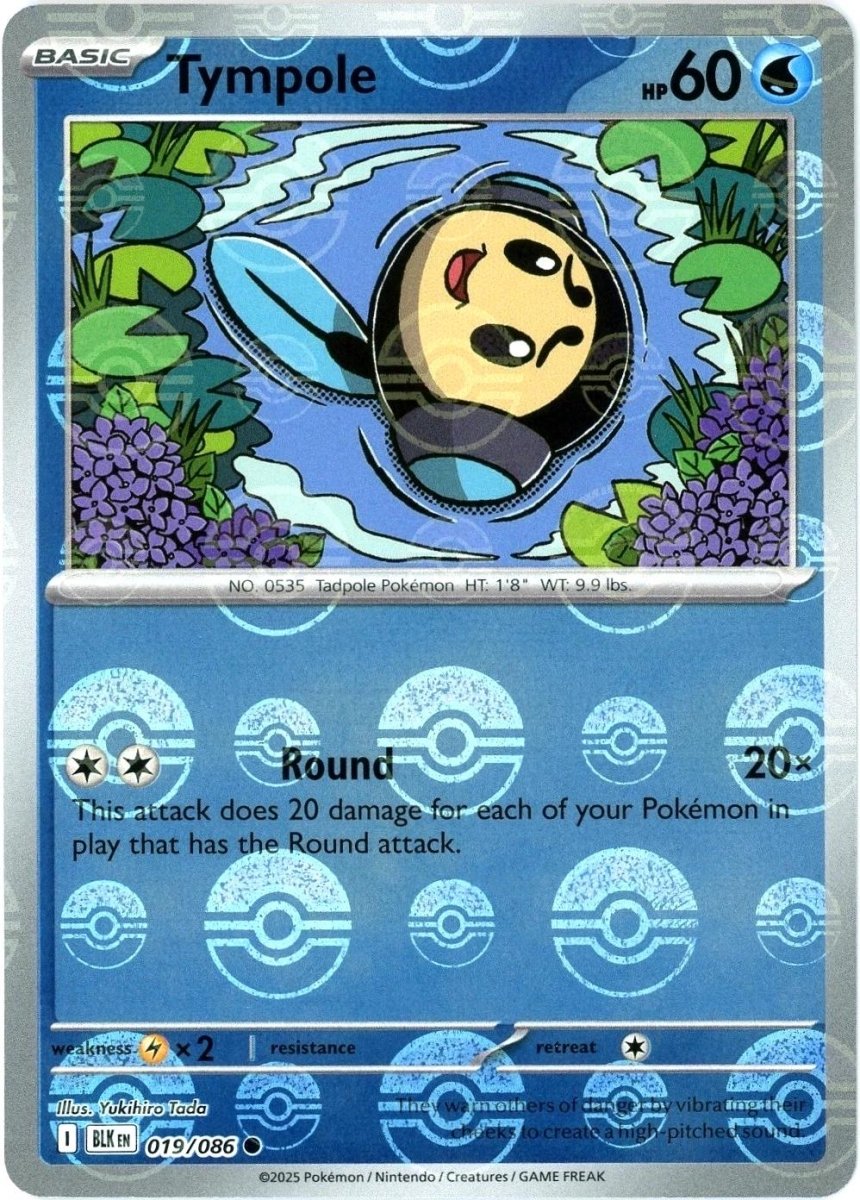 Tympole - 019/086 (Poke Ball Pattern) - SV: Black Bolt (BLK) by SAFAQATI on MYNTED