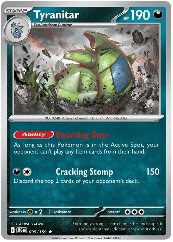Tyranitar - 095/159 by The Archive Stop on MYNTED