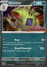 Tyranitar - 135/193 - Paldea Evolved Stamped by The Archive Stop on MYNTED