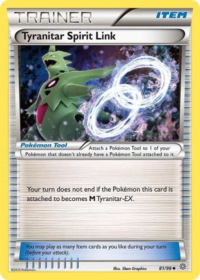 Tyranitar Spirit Link Ancient Origins Uncommon 81 by The Greatest on MYNTED
