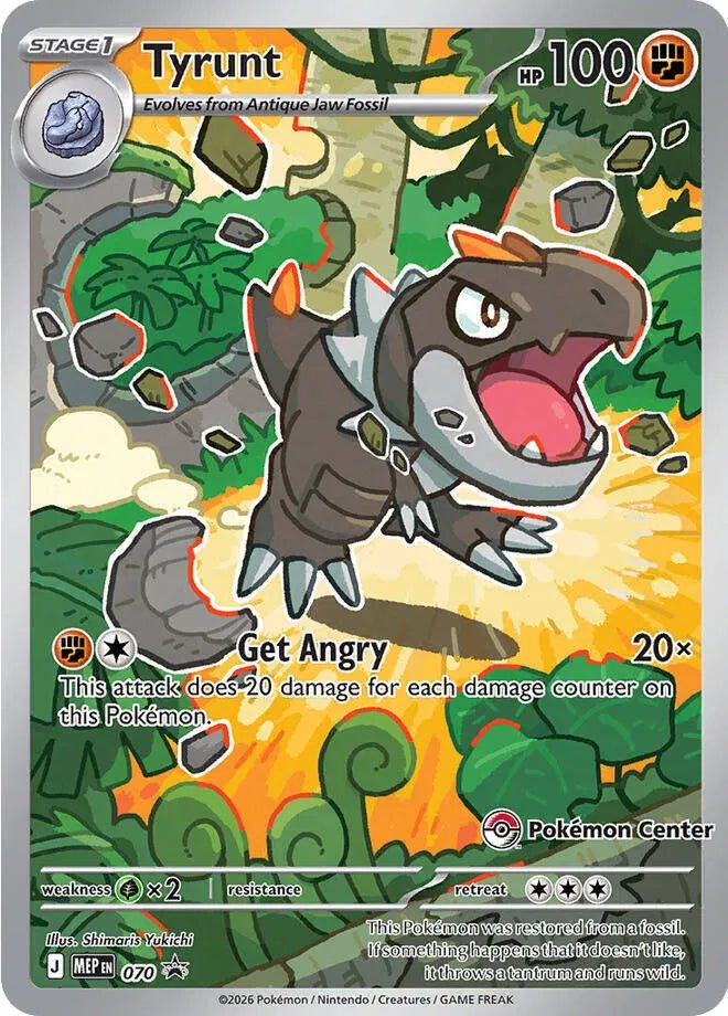 Tyrunt (Pokemon Center Exclusive) Mega Evolution Promos Promo 070 by Nekohime TCG on MYNTED