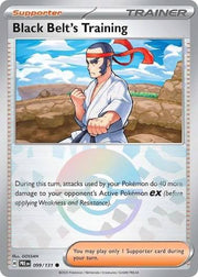 black belt's training POKEBALL REVERSE HOLO Prismatic Evolutions 099/131