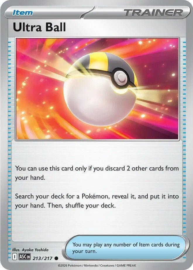 Ultra Ball 213/217 - Ascended Heroes - Reverse Holofoil by Light Collectibles on MYNTED