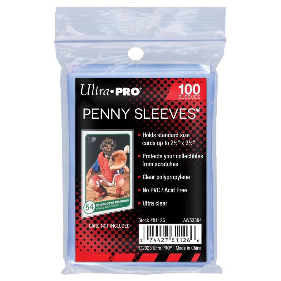 Ultra PRO PENNY SLEEVES® 2.5" x 3.5" Soft Trading Card Protectors (100 Sleeves) by BrickMak on MYNTED
