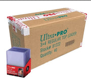 Ultra PRO Regular 3x4 Standard Top Loader (40 Packs of 25) TopLoader 1000ct Case by BrickMak on MYNTED