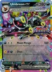 Umbreon Ex 060/131 - Prismatic Evolutions - Promo (Sealed) by Light Collectibles on MYNTED