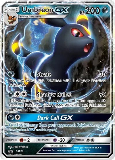 Umbreon GX - Sun & Moon Promo by shad0wknightTCG on MYNTED