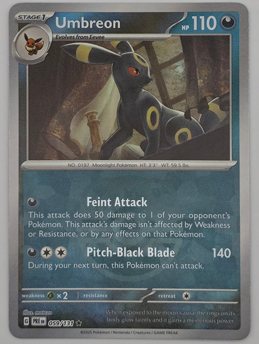 Umbreon (Master Ball Pattern) - SV: Prismatic Evolutions (PRE) by Poké Dubai on MYNTED