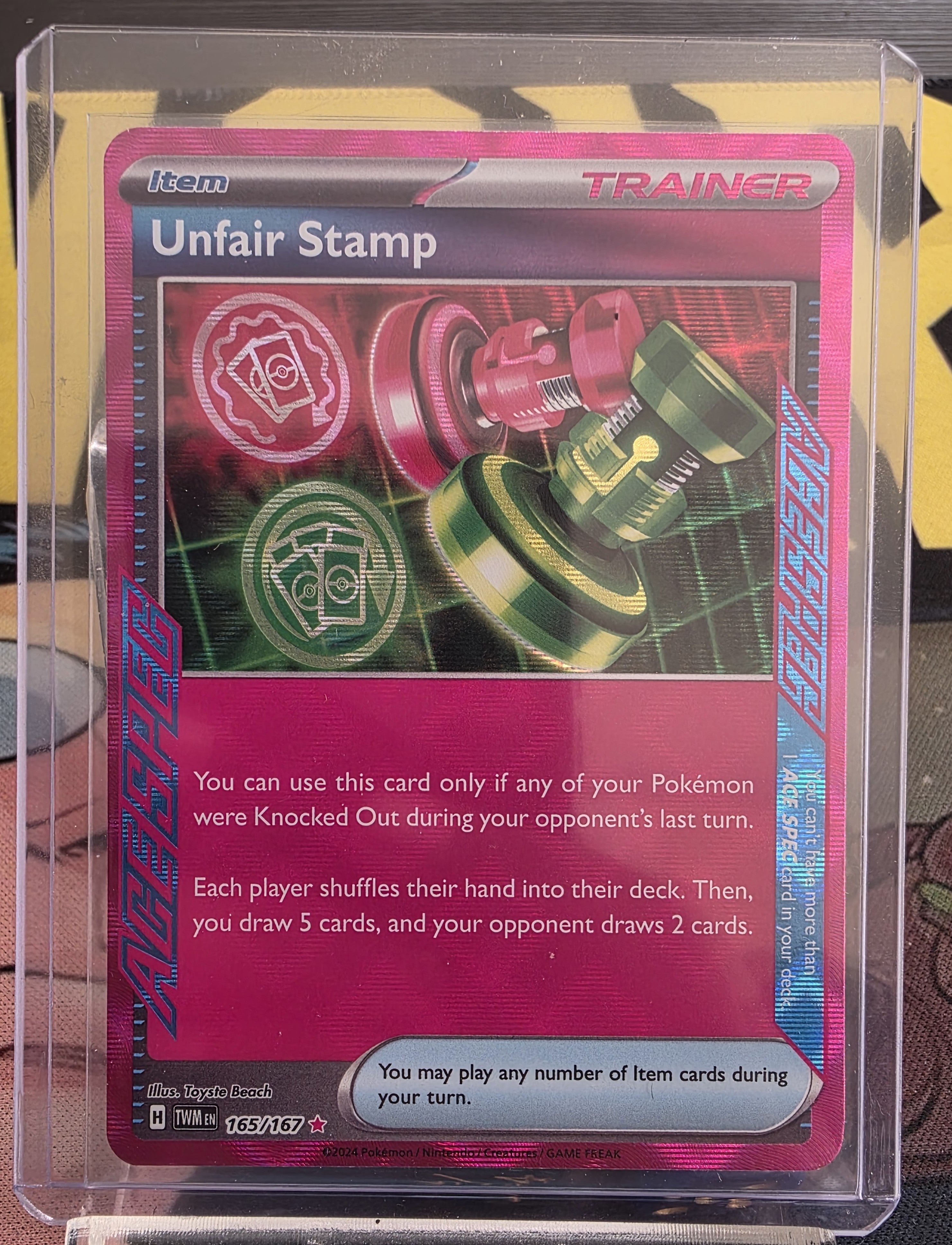 Unfair Stamp (ACE Spec) 165/167 - Twilight Masquerade