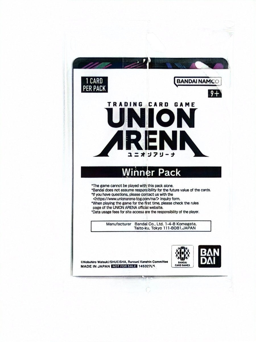 Union Arena - Aoshi Shinomori (014) (Winner) - Union Arena Promotion Cards (UEPR) by TCGDON on MYNTED