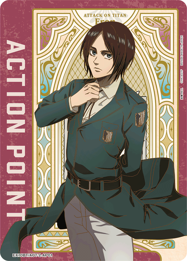 Union Arena - Attack on Titan - Action Point Bundle (3 Textured Cards) Eren, Mikasa, Armin by TCGDON on MYNTED