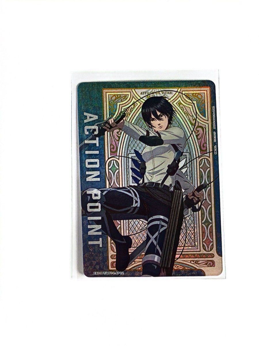 Union Arena - Attack on Titan - Action Point Bundle (3 Textured Cards) Eren, Mikasa, Armin by TCGDON on MYNTED