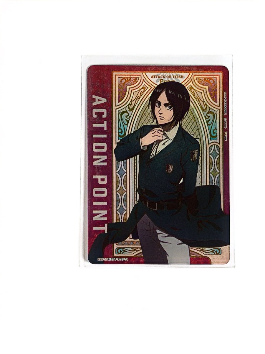 Union Arena - Attack on Titan - Action Point Bundle (3 Textured Cards) Eren, Mikasa, Armin by TCGDON on MYNTED