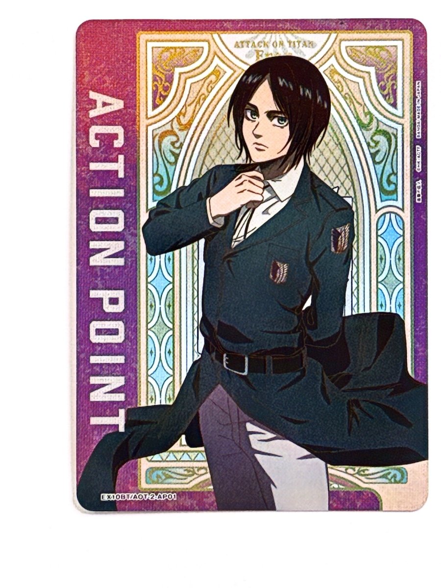 Union Arena - Attack on Titan - Vol 2 - Action Point - Eren Yeager (Textured) by TCGDON on MYNTED