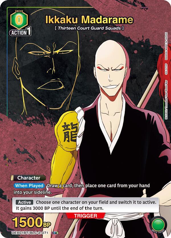 Union Arena - Bleach - Ikkaku Madarame (C*) - UEX01BT: BLEACH: Thousand - Year Blood War Vol.2 (UEX01BT) by TCGDON on MYNTED