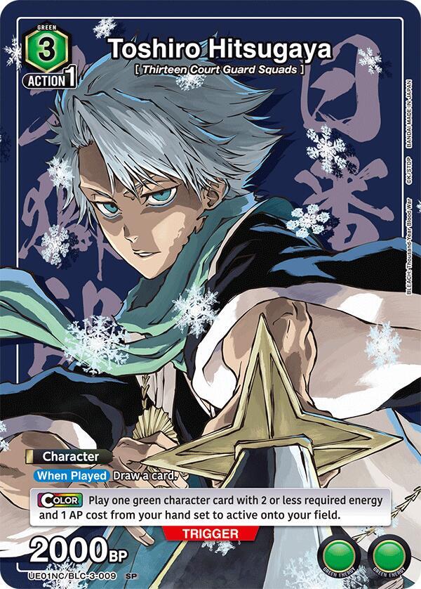Union Arena - Bleach - Toshiro Hitsugaya - UE01NC: New Card Selection: BLEACH: Thousand - Year Blood War (UE01NC) by TCGDON on MYNTED