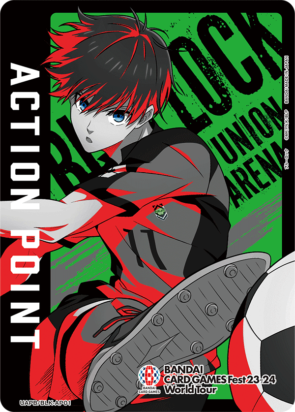 Union Arena - Blue Lock - Isagi - UAPB/BLK - AP01 - Action Point - Bandai Fest 23 - 24 - Promo (Textured) by TCGDON on MYNTED