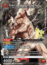 Union Arena - Eren Jaeger (Attack Titan) - 1st Anniversary Gold Stamp (093) - Union Arena Promotion Cards (UEPR) by TCGDON on MYNTED