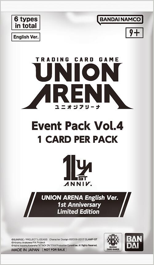 Union Arena - Event Pack Vol. 4 - Union Arena Promotion Cards (UEPR) by TCGDON on MYNTED