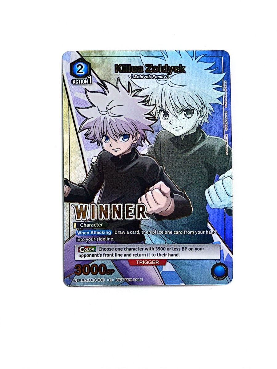 Union Arena - HXH - Killua Zoldyck (018) (Winner) - Union Arena Promotion Cards (UEPR) (2) by TCGDON on MYNTED