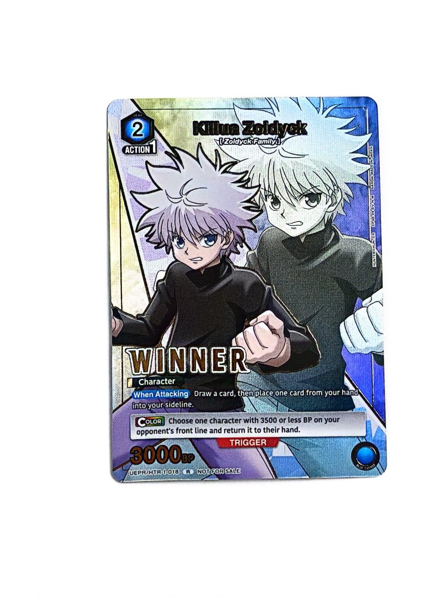 Union Arena - HXH - Killua Zoldyck (018) (Winner) - Union Arena Promotion Cards (UEPR) (3) by TCGDON on MYNTED