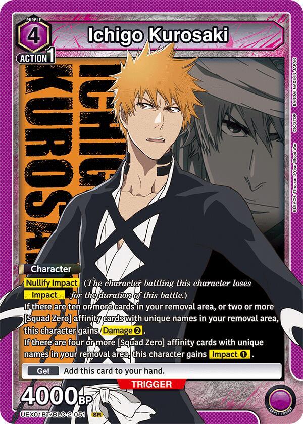 Union Arena - Ichigo Kurosaki (051) - UEX01BT: BLEACH: Thousand - Year Blood War Vol.2 (UEX01BT) by TCGDON on MYNTED