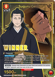 Union Arena - JJK - Suguru Geto (Winner) - Union Arena Promotion Cards (UEPR) by TCGDON on MYNTED