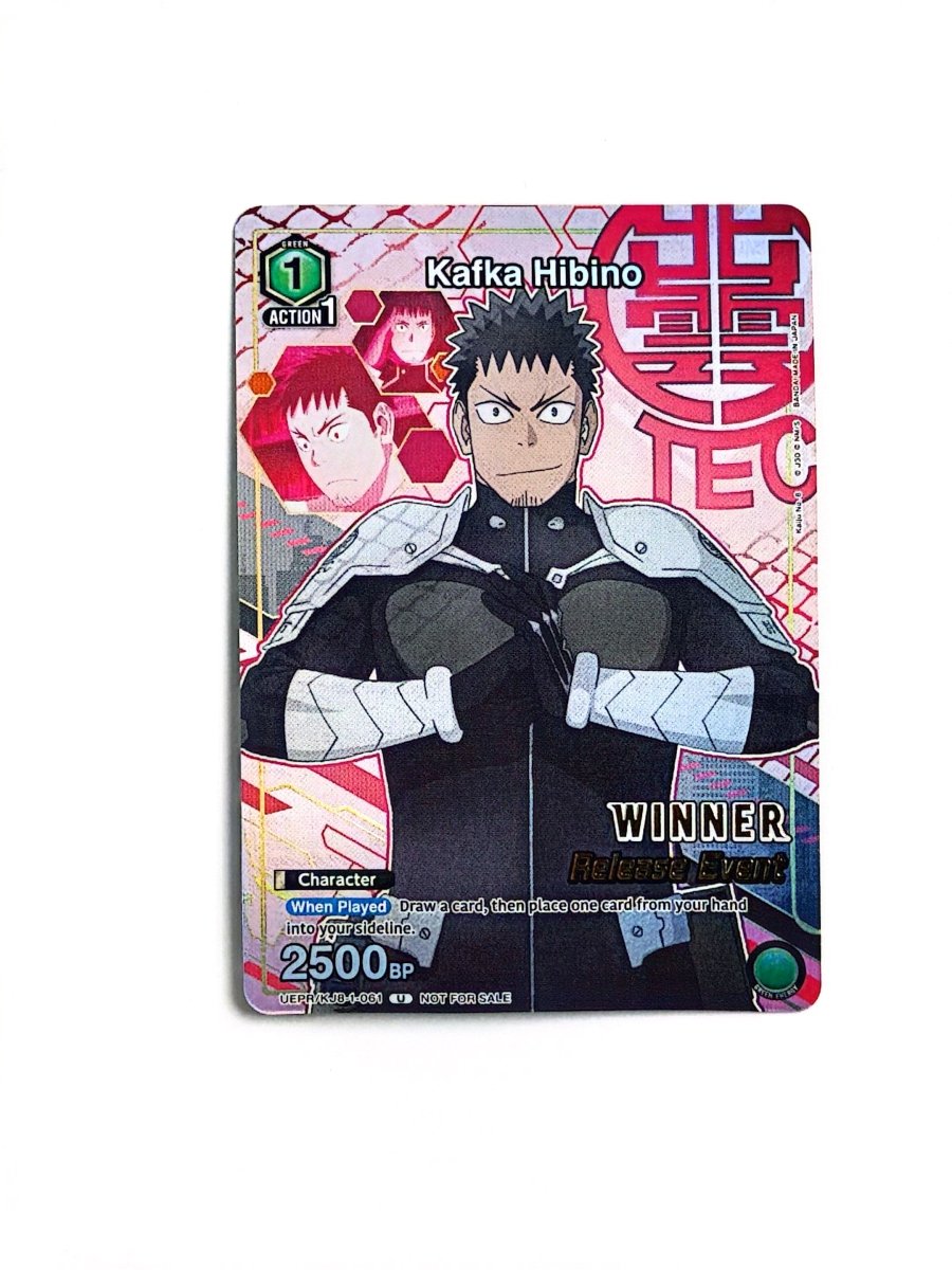 Union Arena - Kafka Hibino (Release Event Winner) - UE12BT: Kaiju No. 8 Release Event Cards (UE12BT_RE) (1) by TCGDON on MYNTED