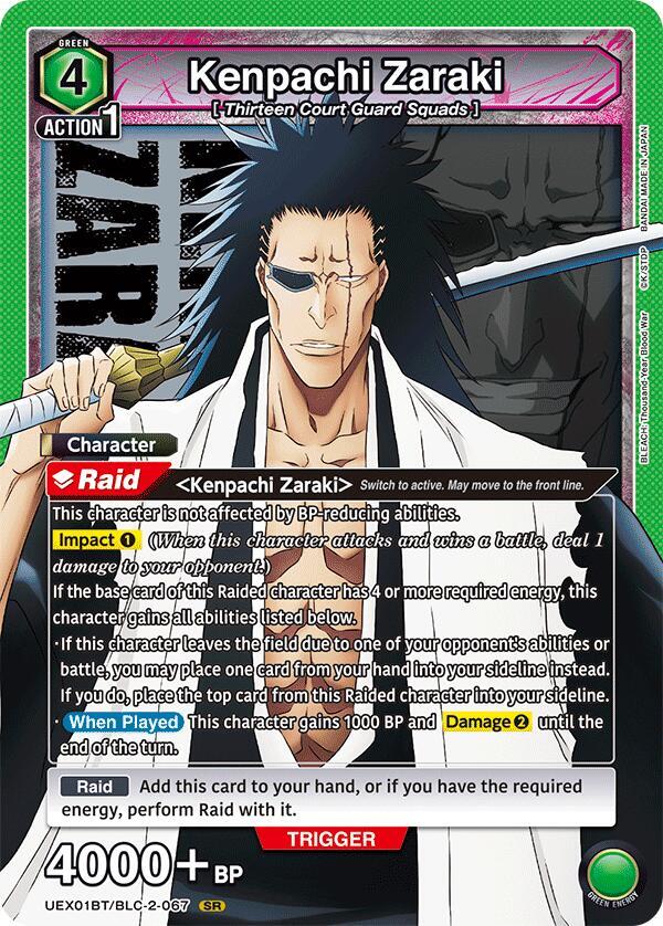 Union Arena - Kenpachi Zaraki (067) - UEX01BT: BLEACH: Thousand - Year Blood War Vol.2 (UEX01BT) by TCGDON on MYNTED
