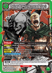 Union Arena - Reiner Braun (Armored Titan) - UE10BT: Attack on Titan (UE10BT) by TCGDON on MYNTED
