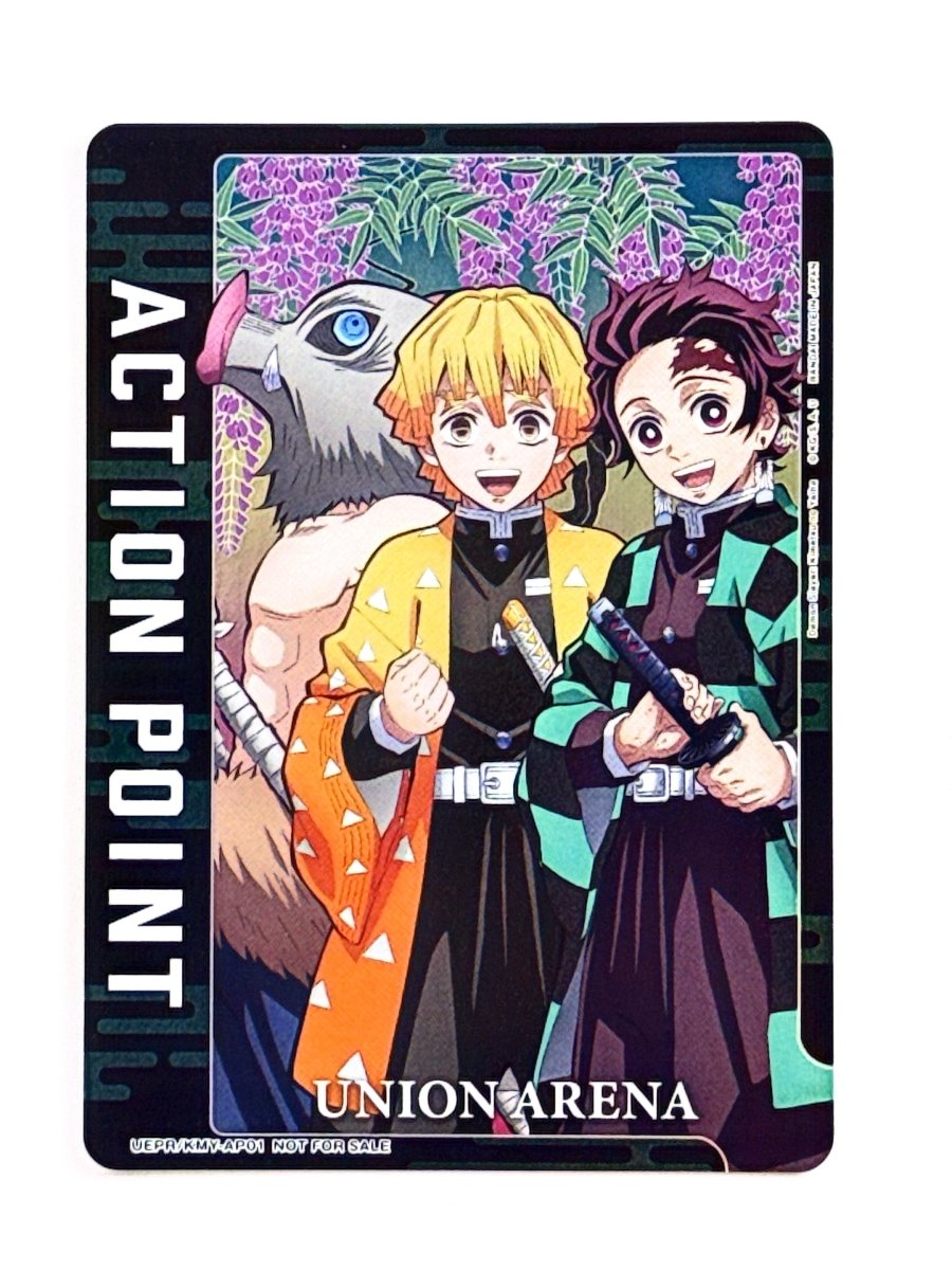 Union Arena - Trio - Action Point Card (AP01) (Demon Slayer) (Foiled) - Union Arena Promotion Cards (UEPR) by TCGDON on MYNTED
