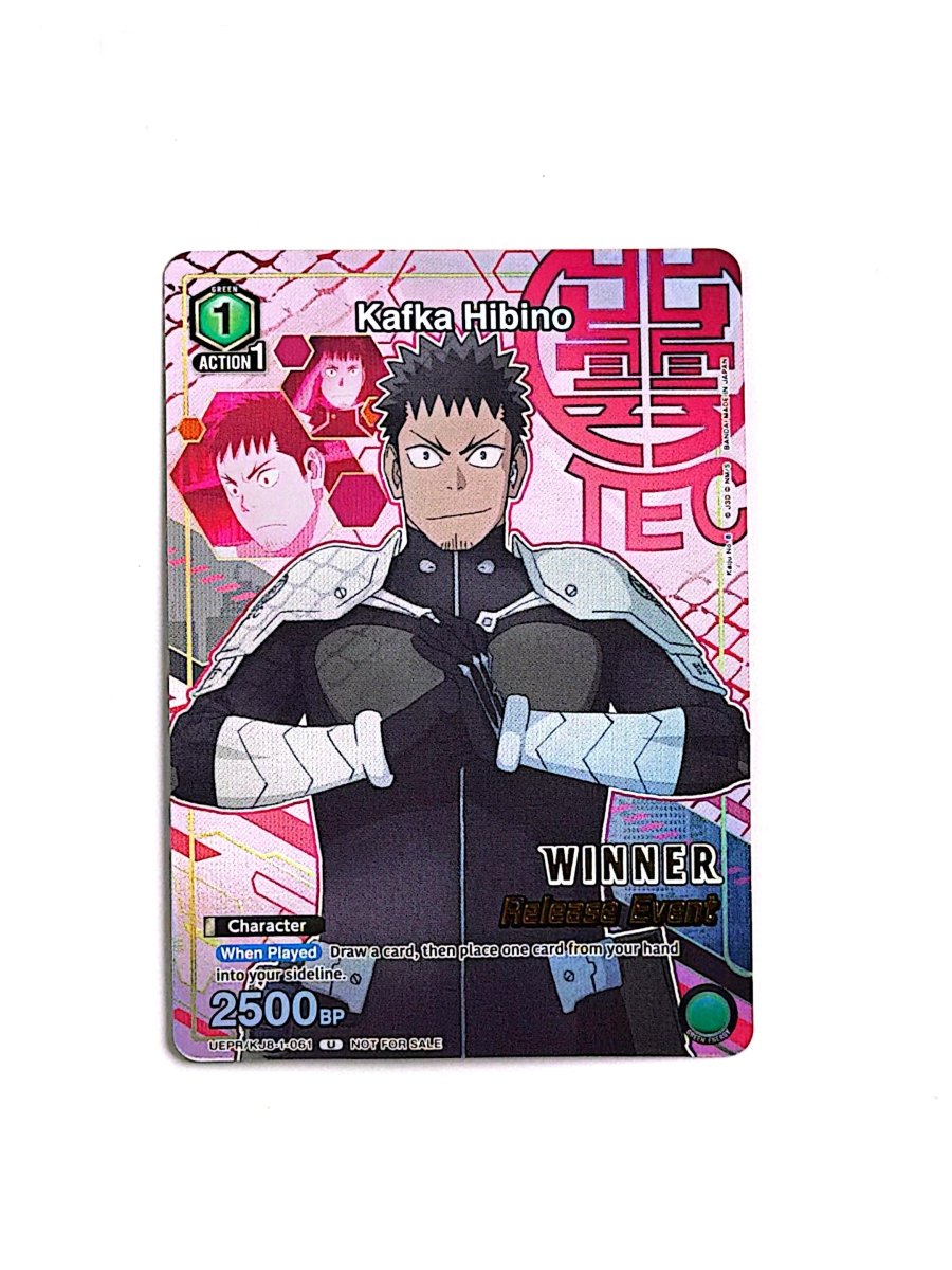 Union Arena - Union Arena - Kafka Hibino (Release Event Winner) - UE12BT: Kaiju No. 8 Release Event Cards (UE12BT_RE) (3) by TCGDON on MYNTED