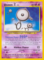 Unown [B] Neo Revelation Uncommon • 39 Unlimited by Marnie’s TCG on MYNTED