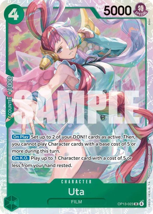 Uta Carrying On His Will SR OP13 - 023 by Schmutzfink TCG on MYNTED