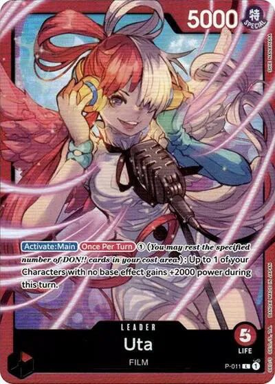 Uta - P - 011 (Premium Card Collection - Uta - ) One Piece Promotion Cards PR • P - 011 Foil by Marnie’s TCG on MYNTED