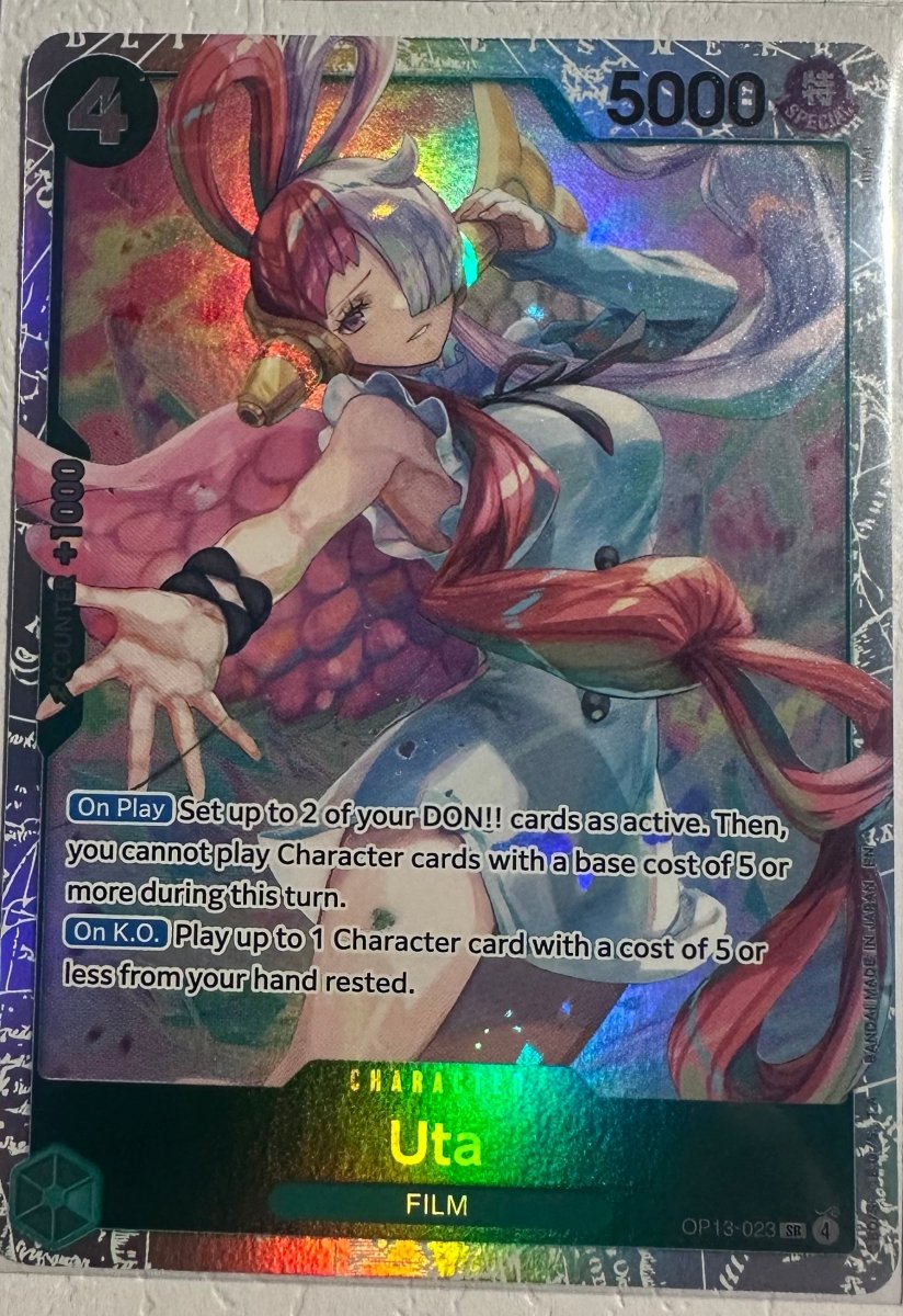 Uta (SR) OP13 - 023 One Piece Card Carrying On His Will English by Coolectibles on MYNTED