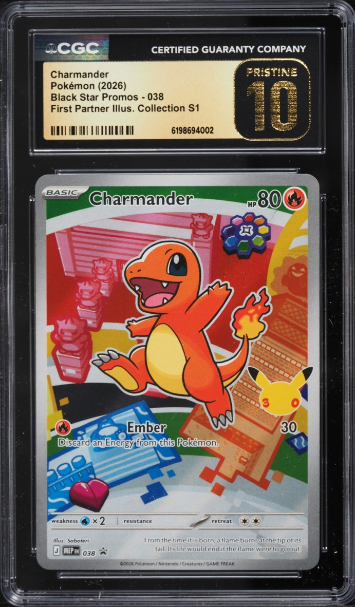Charmander 038 (First Partner Illustration Collection S1)